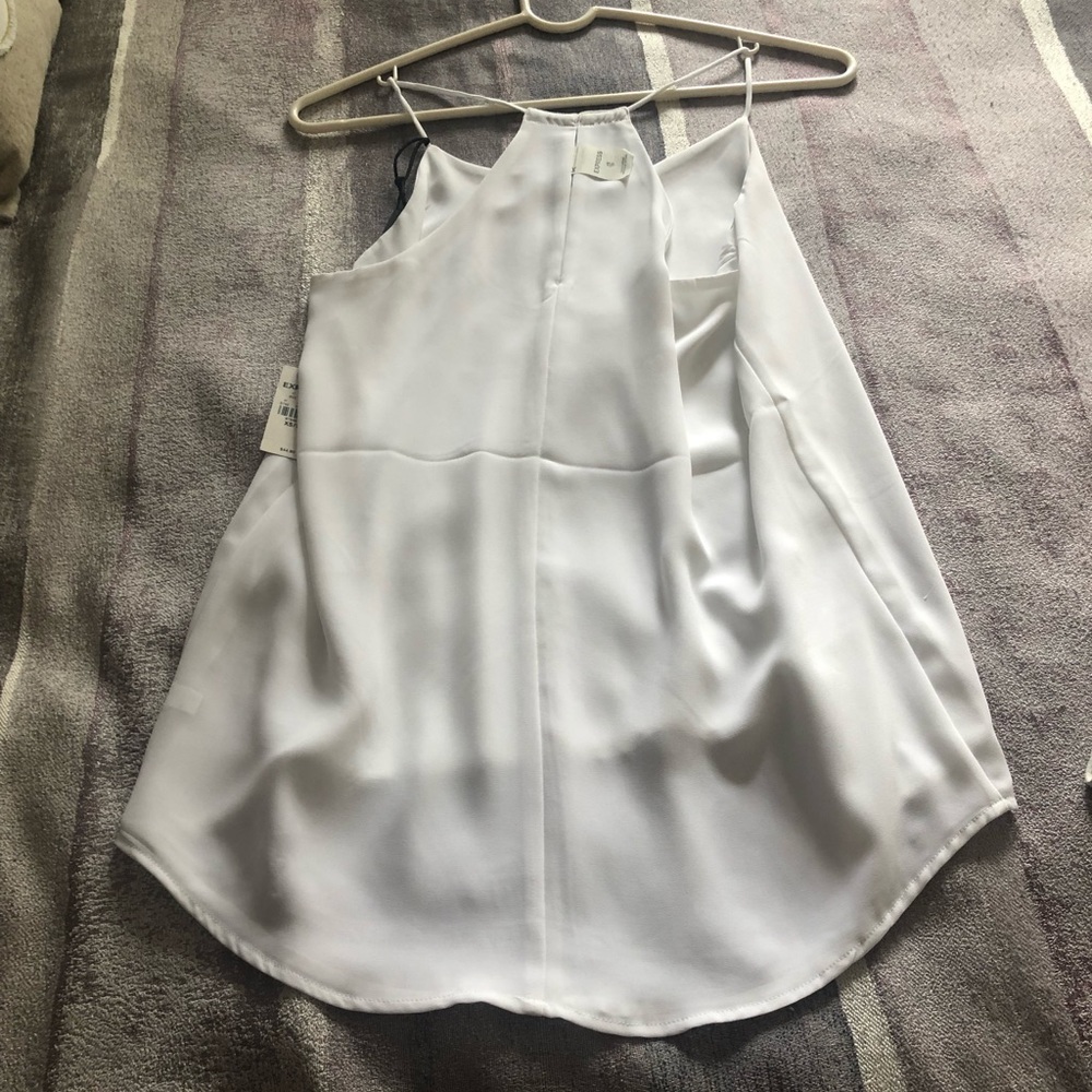 Express white tank top